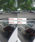 Glass Polishing Kit 34Pc Set For Windshields And Glass Scratch Remover Tool with before and after effect images
