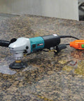 4 Inch Electronic Stone Polisher With Variable Speed Control on granite countertop