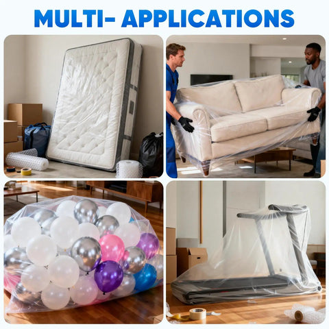Heavy Duty Waterproof Mattress Bag For Moving And Storage Protect Queen Size Mattress During Transit 1.5 Mil Thickness