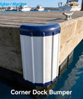 Dock Bumper Marine Dock Protector Built Tough Weather Resistant Design Easy Mount Installation on wooden pier corner