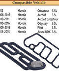 2 Piece VVT Solenoid Gasket Kit For Honda Acura 3.5L VTEC Engines, DIY Ready, two gaskets displayed with vehicle compatibility list