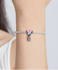 Hot Air Balloon Birthstone Charm For Bracelets In Sterling Silver Ideal Gift For Women July Birthstone Jewelry Fun Birthday Charm