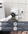 Weather Tough HVAC Wall Penetration Cover And Lineset Sleeve Kit snug fit over 1 3/4 inch refrigerant lines with waterproof design