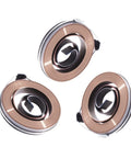 Three Pack Drill Press Return Spring Set For Quill And Feed Return Pro Grade Heavy Duty 1.65 Inch Outer Diameter on white background
