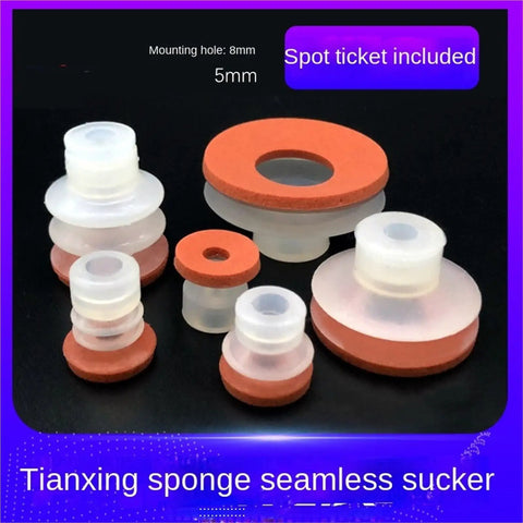 High Performance Industrial Pneumatic Manipulator Vacuum Suction Cup With Single Layer Sponge Nozzle For Robotic Automation showing various sizes.