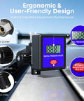 Digital Air Pressure Regulator Quarter-Inch NPT, Adjustable 0-200 PSI With Gauge for Air Compressors, showing display and controls