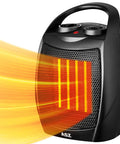 Compact Space Heater For Indoor Use 750W And 1500W With Thermostat UL Certified For Office Desk Bathroom And Small Rooms Winter Fast Heat