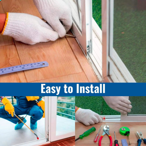Vinyl Sliding Screen Door Track 72 Inch White Replacement Bottom Rail For Patio Doors Durable Vinyl Channel For Bypass