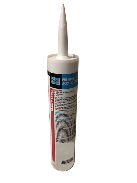 Premium Acrylic Caulk Sanded Raven For Interior Tile And Stone Sealing Siliconized Latex Sealant Pro Grade Ideal For Bathrooms And Kitchens