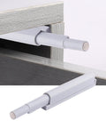 Premium Soft Close Retrofit Kit For Kitchen Cabinets And Bedroom Drawers Using Sturdy Nylon Buffers To Kick Loud Noise To The Curb and Keep Your Cabinet Doors Moving Silky Smooth Always with nylon buffers visible.