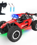 Ultra Fast 2.4GHz Remote Control Monster Truck For Kids 3 4 5 6 7 Plus With LED Headlights 20 KMH Top Speed 2WD Alloy Chassis RC Car