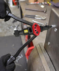 Heavy Duty Rivet Nut Tool Kit With 16 Inch Rivnut Gun for Threaded Insert Installation in use on metal panel