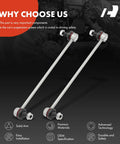 Front Sway Bar Link Stabilizer For Honda Pilot 2016 To 2023 Ridgeline 2017 To 2024 Passport 2019 To 2024 And Acura MDX 2014 To 2020 And 2022 To 2023 Front Left Right Direct Fit For A Smooth Ride No Wobble And Easy Bolt On Installation, pair