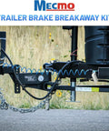 Trailer Breakaway Switch With 5 Ft Coiled Cable And Heavy Duty Carabiner RV Camper Emergency Electric Brake Activation Lanyard
