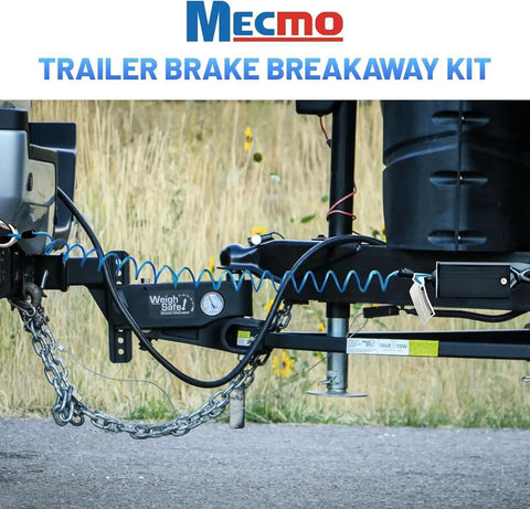 Trailer Breakaway Switch With 5 Ft Coiled Cable And Heavy Duty Carabiner RV Camper Emergency Electric Brake Activation Lanyard