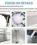 All-In-One 4x2 Ft Grow Tent System With High Reflective Mylar Interior Full Spectrum LED Grow Light Carbon Filter Vent Fan Ducting Timer And Essential Accessories For Indoor Hydroponic Plant Growth focus on details like sturdy frame, extraction fan, and ventilation mesh window.