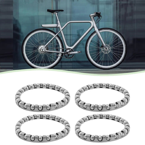 12 Pack Five Thirty Second Inch Caged Bicycle Headset Ball Bearing Set For One And One Eighth Inch Headsets on Road Bike