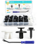 Premium 101 Piece Engine Undercover And Fender Retainer Clip Kit With Fastener Puller For Toyota Lexus includes 100 clips and 1 tool.