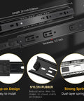 22 Inch Ball Bearing Drawer Slides Set 6 Pairs 12 Pieces With Screws 100 Lb Capacity Full Extension Beefy Side Mount