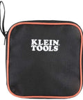 Black Klein Tools carrying case for ET16 Borescope With 8mm Camera, 10-Foot Armored Gooseneck Endoscope, IP67 Waterproof.