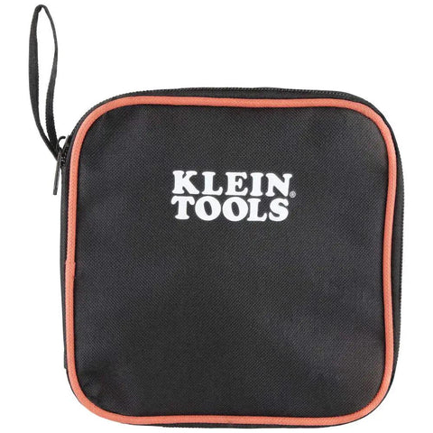 Black Klein Tools carrying case for ET16 Borescope With 8mm Camera, 10-Foot Armored Gooseneck Endoscope, IP67 Waterproof.