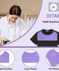 All In One Sublimation Shirts Tool Kit For Vinyl Alignment With Portable Ironing Pad And T Shirt Ruler Guides