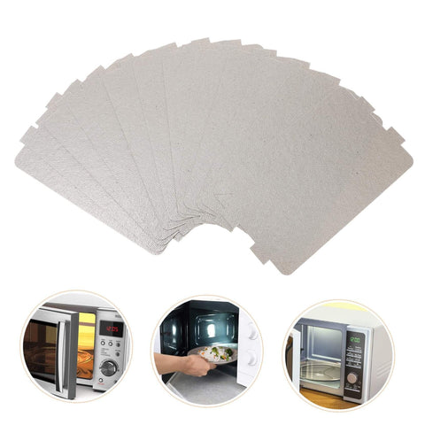 12 Pack Mica Sheets For Microwave Oven Heat Resistant Insulation Waveguide Covers Cut To Fit Replacement Plates for DIY Repair