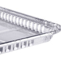 Close-up of 25 Pack 1/4 Size Cookie Sheet Baking Pans 12.8 By 8.9 Inch Heavy Duty Nonstick Aluminum Foil Tray