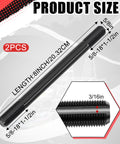 Two Long Threaded Jackshafts For Go Kart And Mini Bike Builds Five Eighths Inch By Eight Inches Five Eighths Inch Thread Three Sixteenths Inch Keyway Includes Spare For Torque Converter Upgrades And Replacement Parts