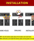 Installation process for Generator Interlock Kit For 150 And 200 Amp Panels Like Square D QO And Homeline, step-by-step guide