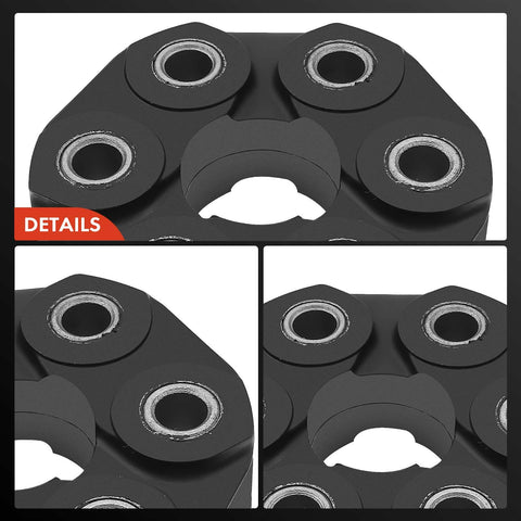 BMW Drive Shaft Coupler Flex Joint Propshaft Coupling With Bolts Bolt On Fit For BMW 318i 1993-1998 318is 318ti 323i 325i 325Ci 328i Z3 Z4 And Chevrolet Corvette No Fuss Install