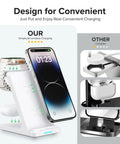 3 In 1 Fast Wireless Charger Station For iPhone 17 16 15 14 13 12 11 Pro Max Plus Air X XS XR SE AirPods And Apple Watch Ultra Series