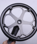 Heavy Duty Bike Crankset With 46T 48T 52T Chainrings, 152Mm To 175Mm Lengths, Forged Aluminum Arms And Steel Chainring