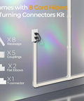 Hide Wall Wires Like A Pro With This Paintable Self Adhesive Cord Cover For 2 To 4 Cables, Beige Cable Raceway Kit Display.