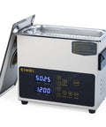 3L Ultrasonic Cleaner With One-Touch Operation, Built-In Heating, Dual-Frequency Sweep, lab-grade design, open lid view