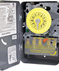 WH40 Mechanical Water Heater Time Switch Durable Gray Housing With Easy Dial Settings For Precise Daily On Off Control