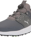 Side view of Ignite Articulate Disc Quiet Shade Men's Sneakers Size 10.5 D with mesh bootie comfort disc lacing for training.