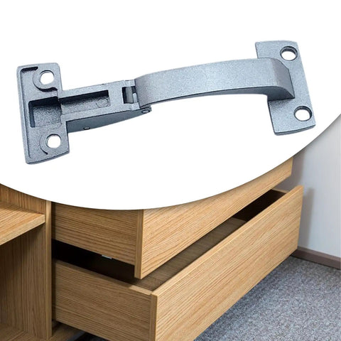 Folding Cabinet Hinge Replacement Hardware For Kitchen And Home Use High Performance Corner Cabinet Hinge shown above wooden drawers