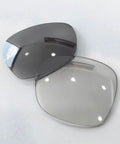 Photochromic Replacement Lenses For Ray Ban Meta Wayfarer RW4006 RW4008 50mm 53mm And Gen 2 RW4012 AI Glasses Clear To Black Transition UV Protection Easy Snap In Install Dope Fit Lens Kit showing clear and tinted transition lenses.