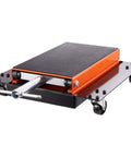 1100 Lbs Motorcycle Lift With Dolly And Hand Crank Scissor Lift Jack For Street Bikes Cruiser Bikes And Touring Motorcycles Center Hoist Stand