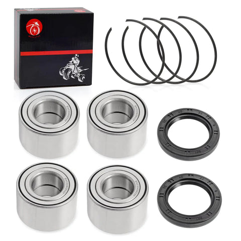 Heavy Duty Front And Rear Wheel Bearing Set 30x60x37mm With Circlip For Maverick Commander Outlander Renegade Max 330 400 450 500 570 650 800