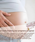 Pregnant belly with tape measure for Soft Silicone Nipple Ruler And Flange Size Gauge For Breast Pump Quick Nipple Measurements