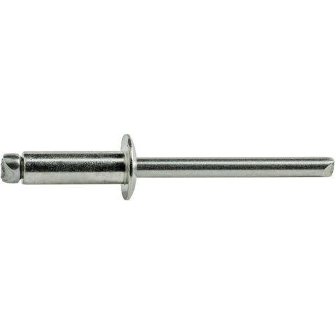 Heavy Duty Stainless Steel Pop Rivets Featuring Rounded Dome Caps For No Sweat One Step Install - Corrosion Resistant Blind Rivets 5/32 X 1/8 Inch Pull Range Delivers Badass Grip And A Sweet Finished Look On Sheet Metal Cars Or Boats 50 Piece Pack