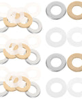 120-Piece Flat Washer Set With Nylon, Brass, And Zinc-Plated Steel O-Ring Washers For M10x20 Screws And Bolts, Your Go-To Gear For Home, Shop, And Industrial Fastening Needs, Durable Assortment. Assorted nylon, brass, and zinc washers