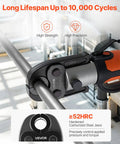 VEVOR 7 Piece VMP Pressing Kit With 3540 Actuator And Jaws For 1/2 To 2 Inch Carbon Steel Piping, showing precision steel jaws.