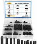 90 Piece Rubber Vacuum Cap Kit With Ten Sizes For Car Hoses And Manifolds Vacuum Plugs And End Caps For Carburetors And Gearhead Automotive Use