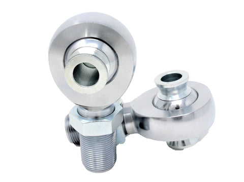 Heavy Duty 1.25 Inch Rod End Heim Joint Kit Left And Right Threaded Chromoly For Jeeps Rock Crawlers 4 Link Suspension Traction Bar Steering Upgrade With Spacers Jam Nuts And Tube Adapters, close-up