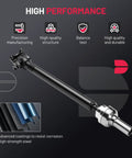 Dodge Ram 1500 Front Drive Shaft Assembly For 2002-2006 3.7L V6 4.7L V8 And 2003-2006 5.7L V8 4WD Auto, steel front shaft