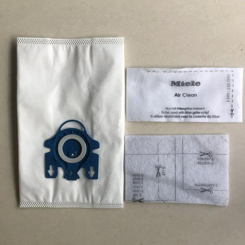 15 Packs Air Clean Dust Bags Replacement For GN Vacuum Bags Compatible with Classic C1 Complete C2 C3 series with filter sheet