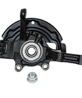 2 Front Steering Knuckles With Wheel Hub Bearings Assembly For 2002 2003 2004 2005 2006 Nissan Altima 2.5L close-up view